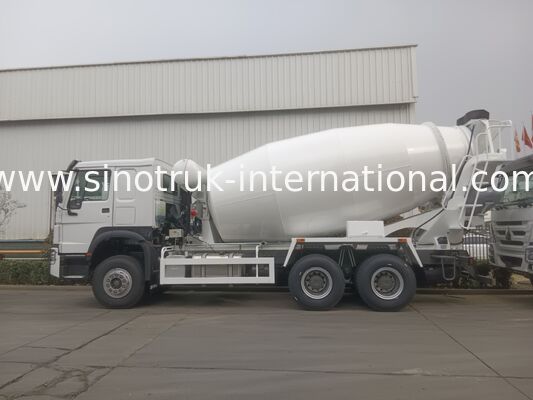 Truk Mixer HOWO Tenaga Kuda Tinggi 371HP Konsumsi Bahan Bakar Rendah LHD 6×4 10 roda