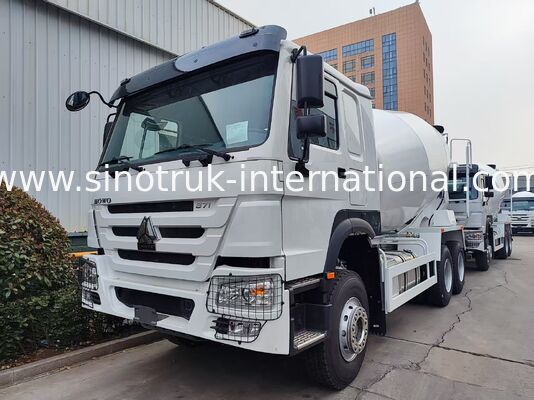 6×4 371HP 12CBM truk pengaduk beton dengan efisiensi tinggi dan kekuatan yang kuat untuk konstruksi tugas berat