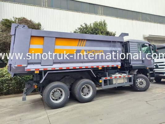Truk Jungkit HOWO TX 6×4 dengan Bak Kargo 20CBM, Mesin 380HP & Mekanisme Pengangkat Depan