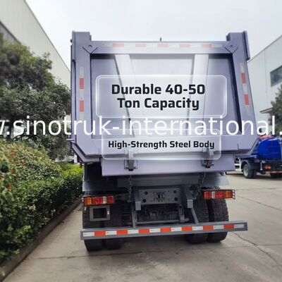 Truk Jungkit HOWO TX 6×4 dengan Bak Kargo 20CBM, Mesin 380HP & Mekanisme Pengangkat Depan