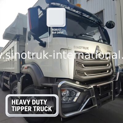 Truk Dump Tipper Sinotruk NX dengan Mesin 371HP, Kapasitas 50-60T dan Penggerak 8×4 untuk Transportasi Tugas Berat