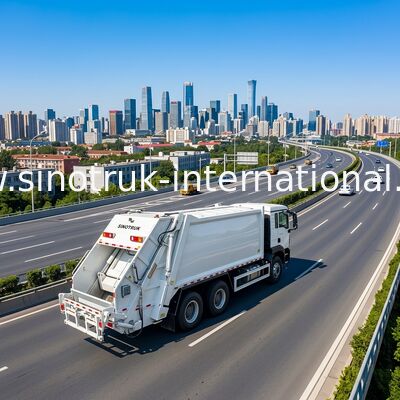 Sinotruk HOWO-TX 371HP 6X4 Drive Compressed Garbage Truck dengan kapasitas 20CBM untuk pengelolaan limbah yang efisien