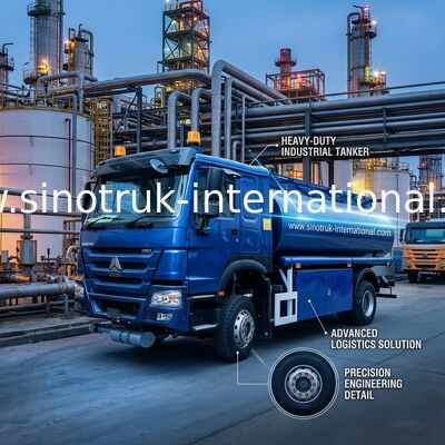 Truk Tangki Minyak 300 HP dengan Kapasitas 10CBM dan SINOTRUK Chassis untuk Transportasi Minyak Efisien