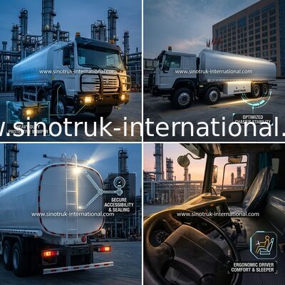 Truk Pengangkut Oli Output Mesin 400Hp Solusi Sempurna untuk Pengiriman Oli yang Aman