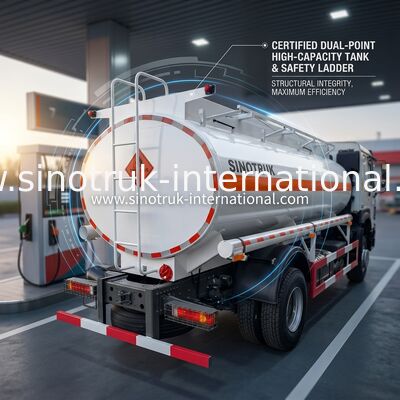 Truk Tangki Minyak Sinotruk Howo 10-20CBM 4 X 2 Lhd Euro 2 290 Hp