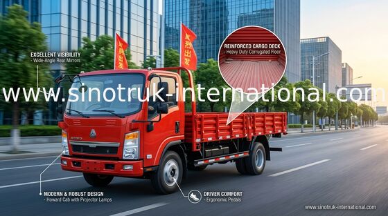 Multi - Functional 85HP Diesel Engine Euro 2 Light Duty Commercial Trucks