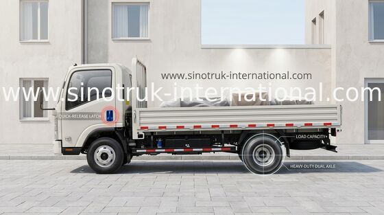 LHD Light Duty Trucks SINOTRUK HOWO 5 Tons  for Logistics ZZ1047D3815C145