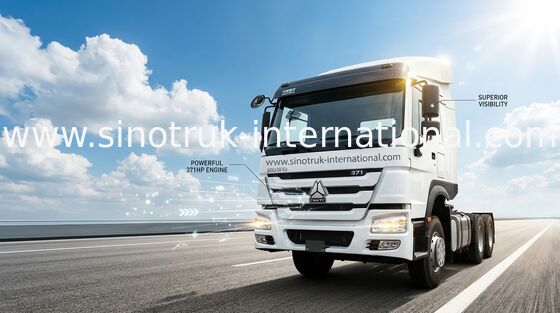 371HP SINOTRUK HOWO 6x4 RHD Truk Traktor ZZ4257S3241W