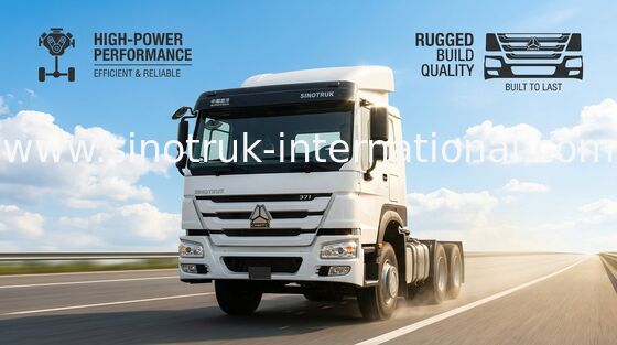 HOWO 6X4 Tractor Truck RHD 10 Roda 371 HP ZZ4257S3241W