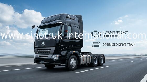 RHD 6X4 SINOTRUK HOWO 6x4 Dump Truck Tractor Dengan Standar Emisi Euro 2