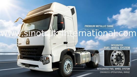Euro2 420HP SINOTRUK HOWO A7 Truk Traktor LHD 6X4, HOWO SINO Truck