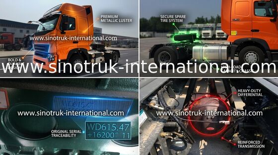 Mesin Diesel Kepala Truk Traktor Internasional Untuk Lokasi Konstruksi