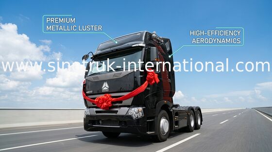 Flat Roof Cab Tractor Truck Untuk Trailer, 6x4 Tractor Unit Trailer Head