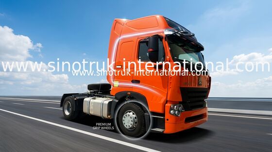 Euro 2 Tractor Trailer Truck / Kapasitas Besar HOWO Tractor Dump Truck