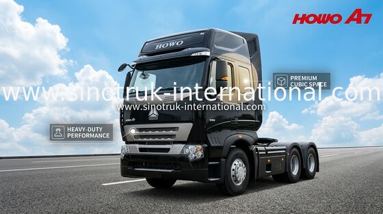 SINOTRUK HOWO Semi Trailer A7 Head Tractor Dengan Air Conditioner