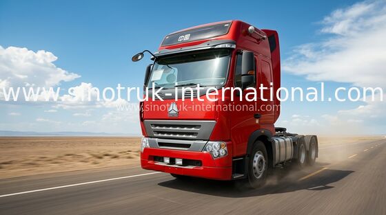 ZZ4257N3247N1B 60-70 Ton Truk Trailer Traktor Dengan D12.38 380HP Mesin 11,596L