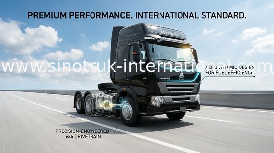 Efisiensi Tinggi Tugas Berat Traktor Dan Dump Truk Untuk Towing Trailer Semi