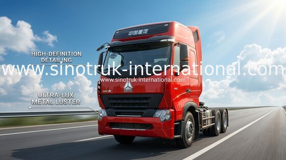 Truk Traktor Internasional Dengan Ban 12R22.5 Tubeless / 12.00R24 Radial Tire