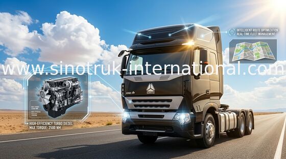 6X4 Euro2 380HP SINOTRUK HOWO A7 Traktor Dump Truck LHD ZZ4257N3247N1B