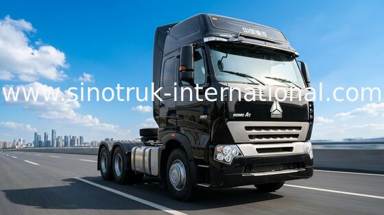 A7 HOWO Tractor Truck LHD 6X4 Euro2 380 HP Dua Berth ZZ4257N3247N1B