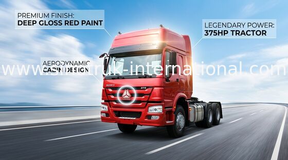 Truk traktor SINOTRUK HOWO LHD 6X4 Euro2 336HP dua dermaga ZZ4257N3241V