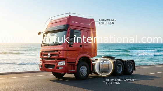 Truk Traktor SINOTRUK HOWO LHD 4X2 Euro2 371HP ZZ4187S3511W