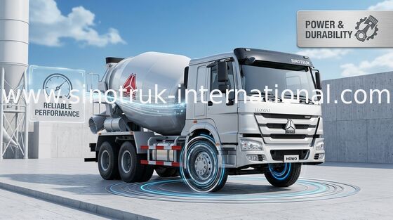 Truk Mixer Beton Besar Dengan Kekuatan Tinggi Pakai - Tangki Plat Baja Tahan