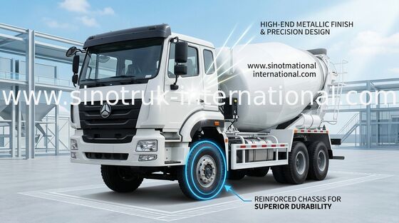 Truk Pencampur Beton Industri Untuk Perbaikan Jalan / Truck Mixer Semen