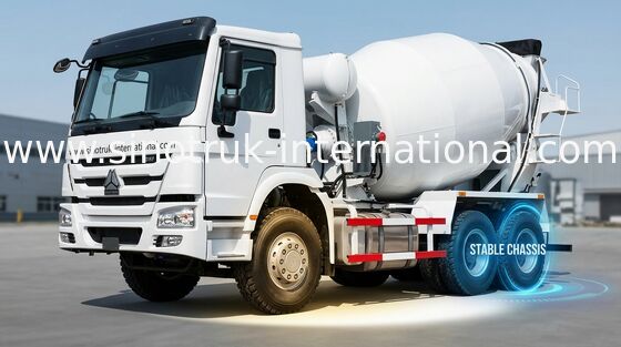 SINOTRUK HOWO Truk Pengaduk Beton 10CBM 336HP 6X4 LHD ZZ5257GJBN3841W