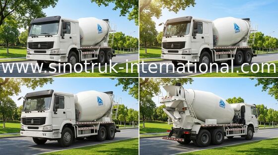 Truk Pengaduk Beton SINOTRUK HOWO 12CBM 336HP 6X4 RHD ZZ5257GJBN4048W