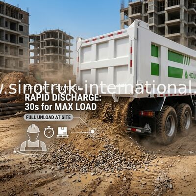 7300*2300*1500mm Kargo Box Heavy Duty Dump Truck Untuk Pengangkutan Kargo Ringan RHD / LHD Jenis Mengemudi