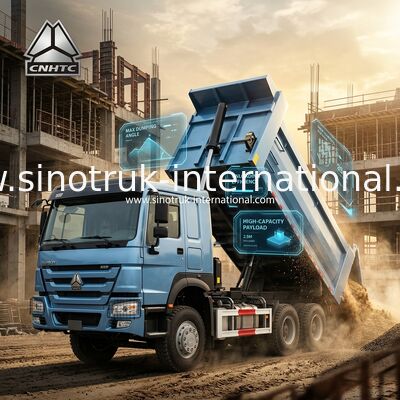 Pemisah U-Trough Biru (20CBM, 6×4, 380HP): Keunggulan Menonjol untuk Pembuangan Material Cepat