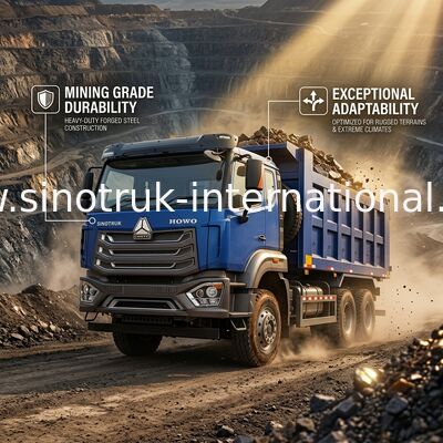 Truk Tipper SINOTRUK HOHAN 371HP 10 Roda LHD 40 Ton 20-30CBM ZZ3317N356JB1