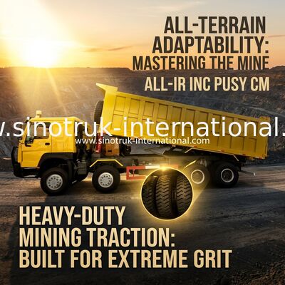Sinotruk Howo Tipper Dump Truck 400Hp 8 × 4 50-60Tons Lhd 12 Roda Tray besar