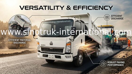 Performa Stabil HOWO 4X2 Light Duty Dump Truck