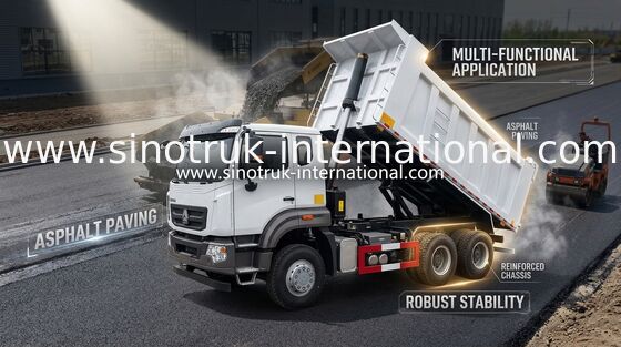 Truk Dump Tipper Berat 380hp ZZ3257V384JB1