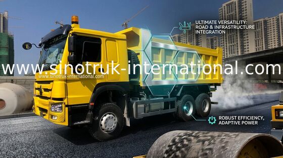 Sinotruk Howo 6x4 Dump Truck 336HP Untuk Pertambangan Konstruksi