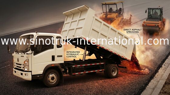 4×2 Rhd 8 Ton Dumper Tipper Truck 116hp Untuk Penggunaan Penambangan