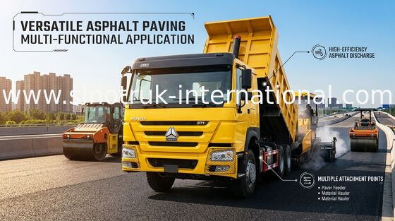 Lhd Yellow Sinotruk Howo 6x4 Dump Truck 371hp Heavy Duty