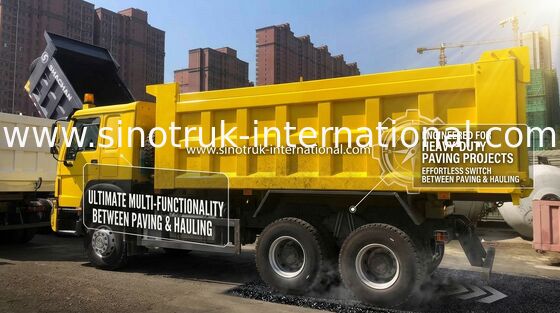 SINOTRUK HOWO 6x4 LHD Tipper Dump Truck 336HP Penambangan Menggunakan