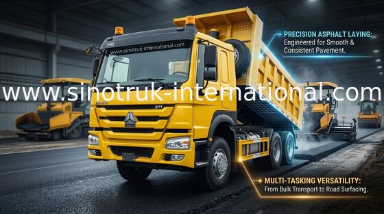 Sinotruk Howo 6x4 Dump Truck Untuk Penambangan Konstruksi Menggunakan