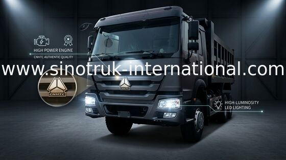 Otomatis Dump Truck Sinotruk, Truk Dump Komersial 10 Wheeler