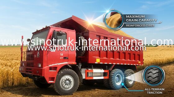 420HP Tipper Dump Truck / 10 Wheeler Dump Truck Kapasitas 420HP ZZ5707V3840CJ