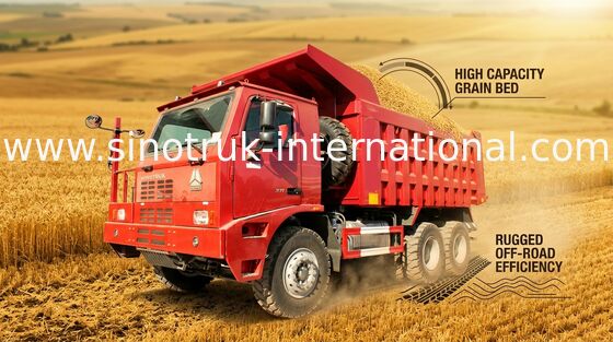 Kapasitas Beban Tinggi SINOTRUK Batubara Tambang Dump Truk 70 Ton Dengan SGS