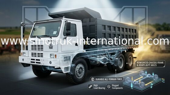 SINOTRUK HOWO70 Tambang Tipper Dump Truck RHD 6X4 371HP 70tons ZZ5707S3840AJ