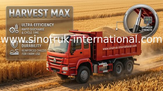 Tipper Dump Truck SINOTRUK Pangeran Emas 6X4 336HP LHD 25tons ZZ3251N3641W