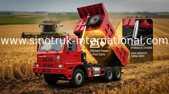 Efisiensi Tinggi Tipper Dump Truck 6X4 HOWO SINOTRUK ZZ5707S3640AJ