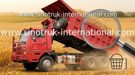 Konsumsi Bahan Bakar Rendah Heavy Tipper Dump Truck 6 × 4, 10 Wheel Dump Truck