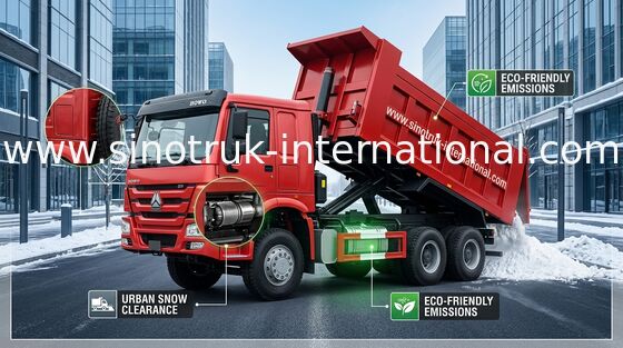 SINOTRUK Emas Pangeran Tipper Dump Truck 6X4 336HP LHD 25tons ZZ3251N3641W