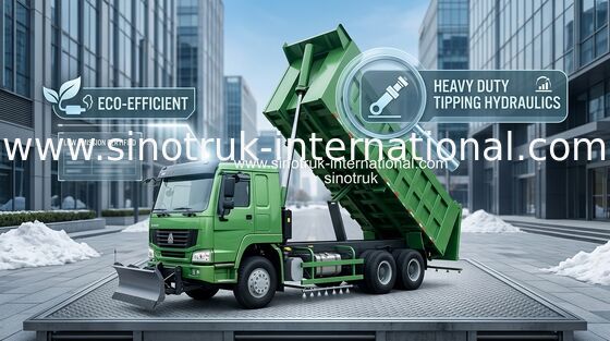 SINOTRUK HOWO Tipper Dump Truck 371HP 8X4 LHD 31-60tons 20-30CBM ZZ3317N3867W